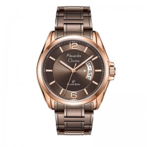 Alexandre Christie AC 8684 Rosegold Brown Man MDBROBO